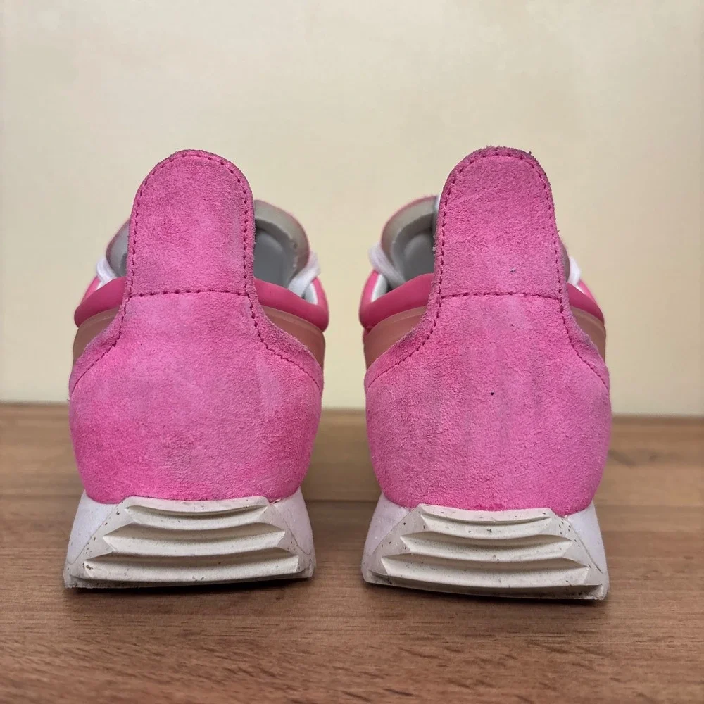RAG & BONE Retro Runner Lace Up Low Top Sneaker Neon Pink Women Size 38.5 Sporty